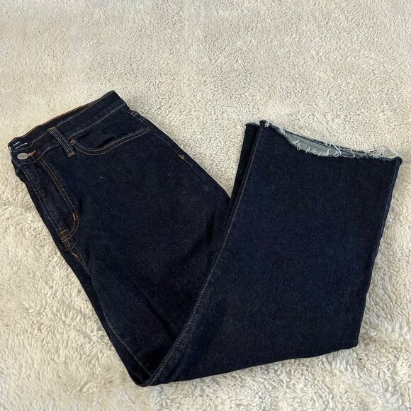 GAP Denim - Gap Womens 70's Flare Dark Denim Jeans 14 Casual Cotton Preppy Teacher Business